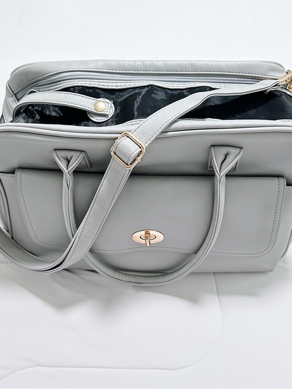 Pet Carrier Vegan Leather Handbag